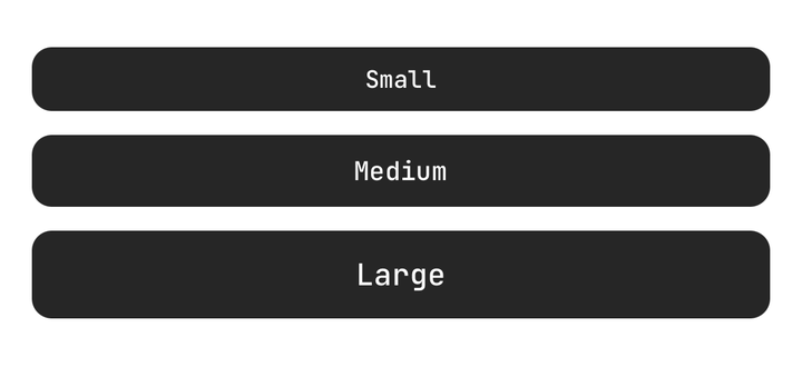 Sizes