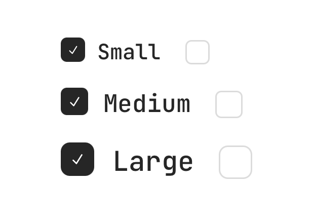 Sizes