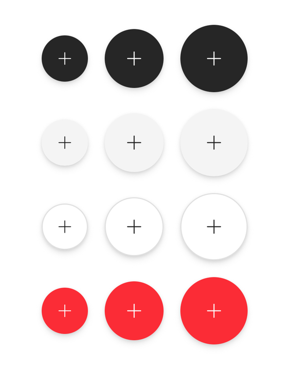 Sizes and variants