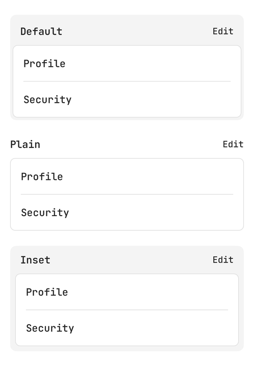 Variants