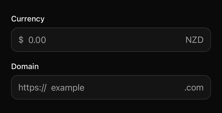 Text affixes