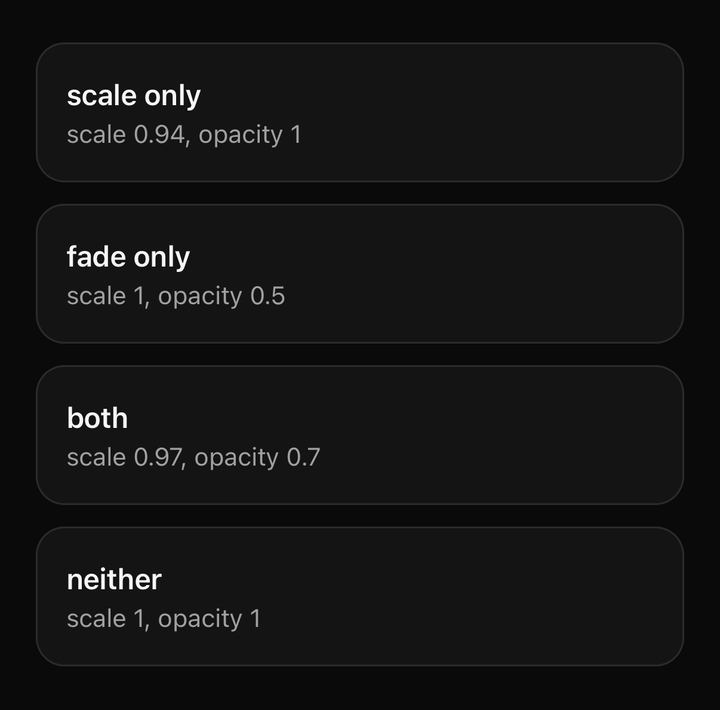 Explicit values
