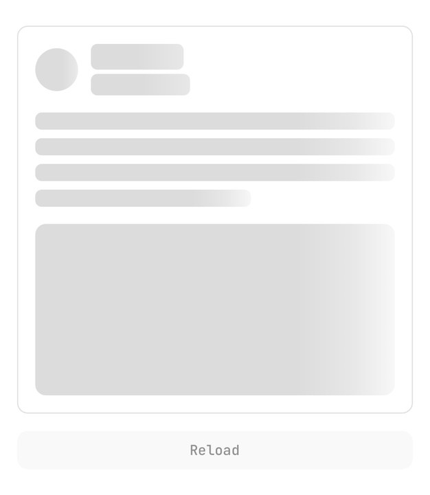 A feed post
