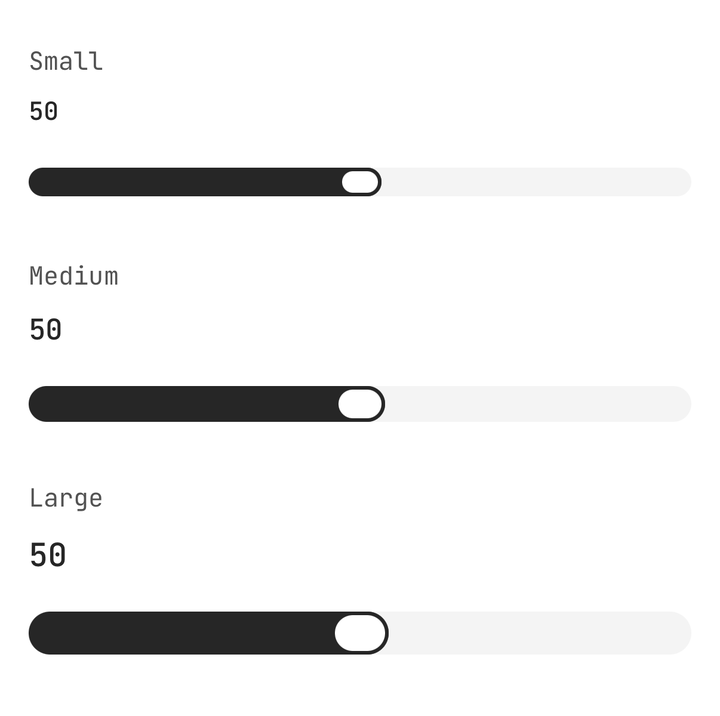 Sizes