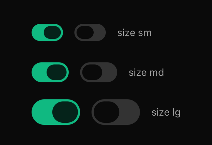 Sizes